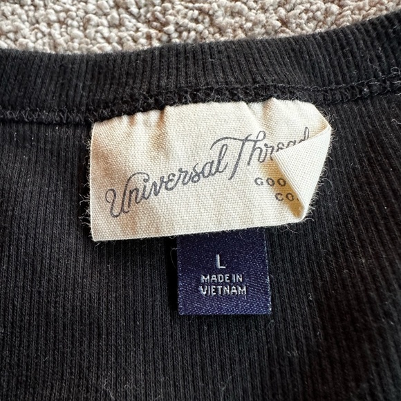 Universal Thread Black RibbedTank Dress-size Large - Picture 2 of 2